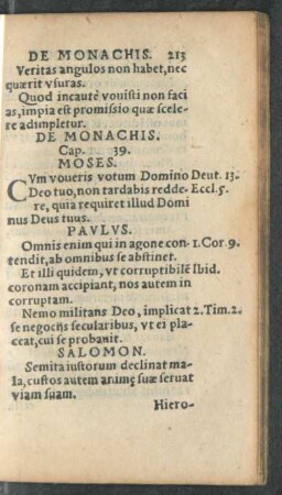 De Monachis. Cap. 39.