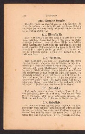 313. Gebackene Schweser.