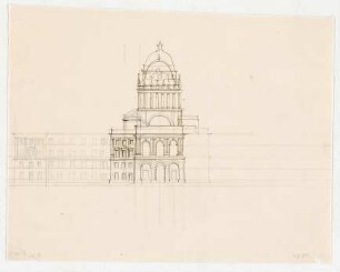 Thiersch, Friedrich von; Leipzig (Sachsen); Reichsgericht - Fassade (Teilansicht)