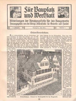 Einfamilienwohnhaus
