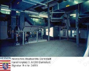Darmstadt, Haus der Geschichte im ehemaligen Mollertheater / Lüftungsanlage