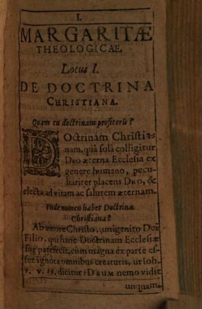 Margarita theologica continens methodicam explicationem praecipuorum capitum doctrinae christianae