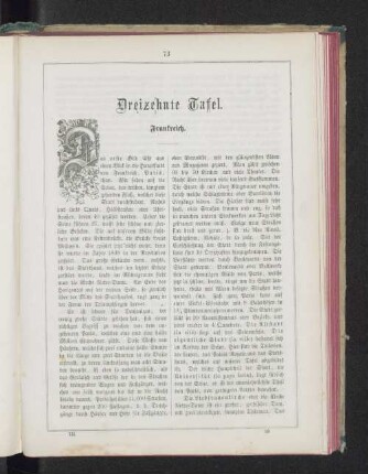 Dreizehnte Tafel.