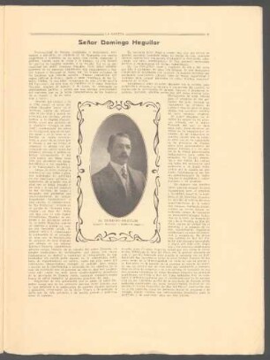 Señor Domingo Heguilor : [Conocido hacendado y hombre de negocios]