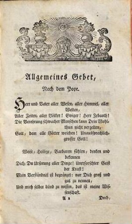 Des Herrn Friedrichs von Hagedorn Poetische Werke, 1. Moralische Gedichte