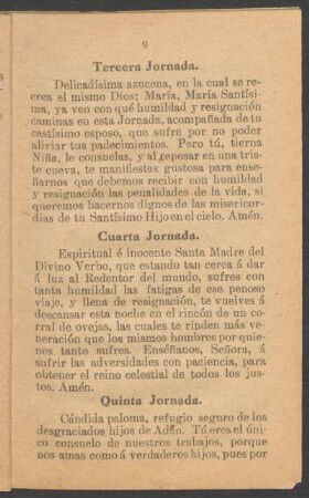 Cuarta Jornada.
