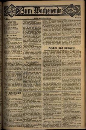 Zweite Ausgabe vom Sonntag, den 09. November 1930.
