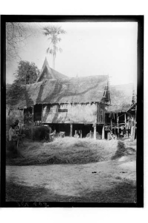 Bauernhaus : Thailand. Bauernhaus in einem siamesischen Dorf, 1908/1913
