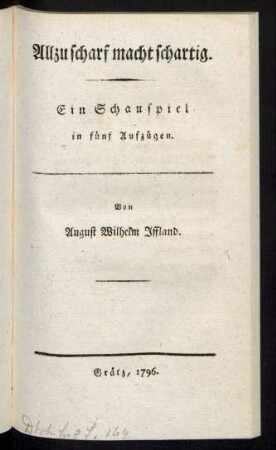 Allzu scharf macht schartig