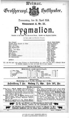 Pygmalion