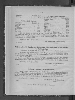 Verfügung, betreffend Fernsprechbenutzung.