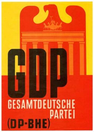 GDP (DP-BHE), Bundestagswahl 1957 ? 1961 ?