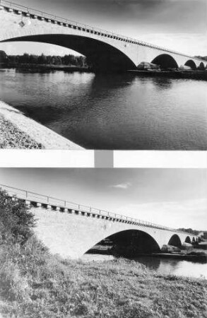 Neckarbrücke Beihingen, km 560,840 - 560,532 Wiederaufbau abgeschlossen