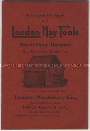 Aufzüge, Winden und Zubehör von der Firma Louden Machinery Company in USA