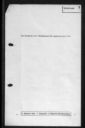 1 Polizeibeamte