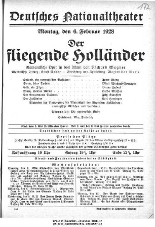 Der fliegende Holländer