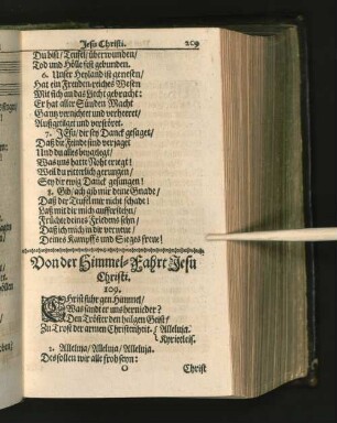 Von der Himmel-Fahrt Jesu Christi.