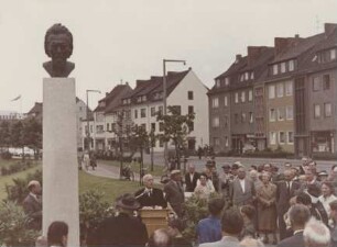 Einweihung des Franzius-Denkmals in Bremen