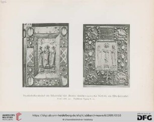 8. Handschriftendeckel mit Silberrelief, hl. Gorgonius