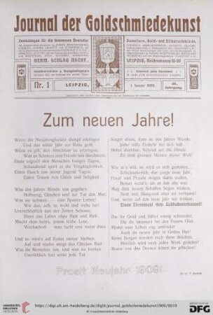 Zum neuen Jahre!
