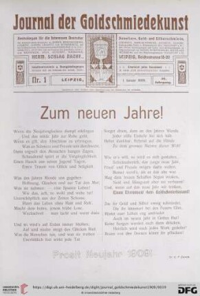 Zum neuen Jahre!