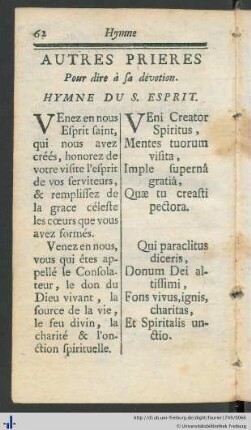Autres Prieres