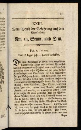 331-342, Die neun Aussaetzigen in diesen eben vorgelesenen ...