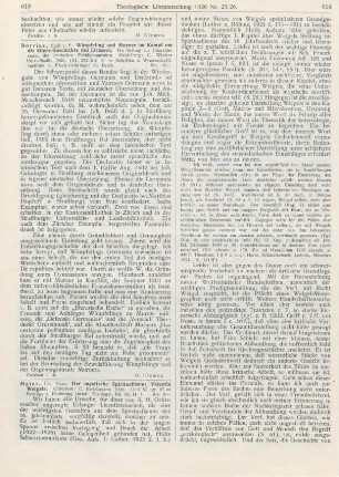613 [Rezension] Borries, Emil v., Wimpfeling und Murner im Kampf um die ältere Geschichte des Elsasses