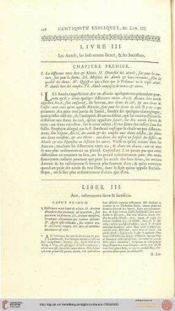 Livre III / Liber III