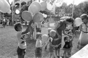 Sommerfest im städtischen Kinderheim in der Sybelstraße