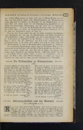 Die Dithmarscher zu Oldenwöhrden.