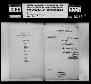 Oberamtmann Elben in Heidenheim (1920-1922)