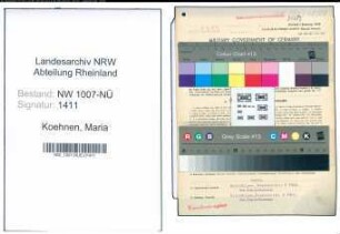 Entnazifizierung Maria Koehnen , geb. 10.01.1910 (Haendlerin)
