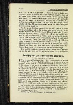 Grundsätzliches zum psychologischen Experiment