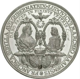 Medaille auf den Rastatter Frieden 1714