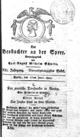 24. Stueck, 17. Juni 1822