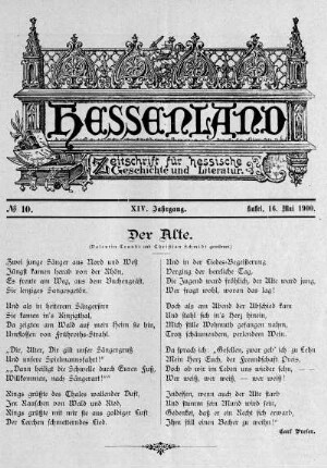 No. 10, 16. Mai 1900