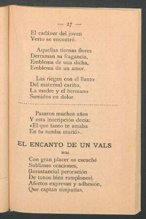 El Encanto de un Vals