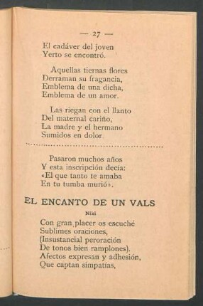 El Encanto de un Vals