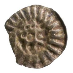 Münze, Pfennig, Ende 14. Jh