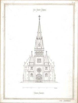 Thiersch, Friedrich von; München; St. Paul - Vorderseite (Ansicht)