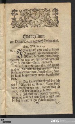 Der so genannte ungerechte Haushalter