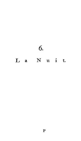 6. La Nuit