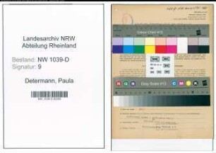 Entnazifizierung Paula Determann , geb. 08.06.1920 (Kontoristin)