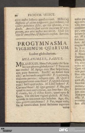 Progymnasma Vigesimum Quartum. Ludus globulorum.