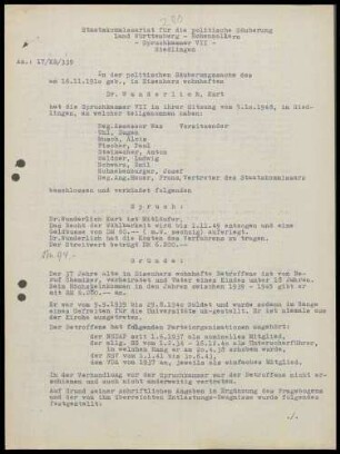 Wunderlich, Kurt, Dr.