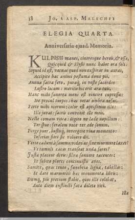 Elegia quarta.