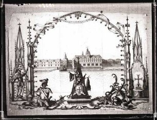 Schloß, Stich um 1800