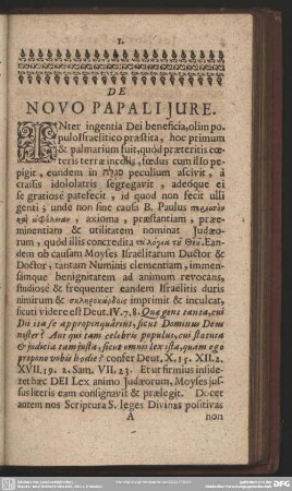 De Novo Papalijure