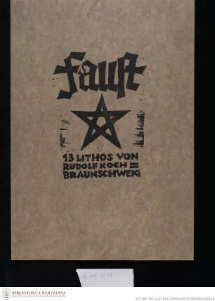 Faust Titelblatt